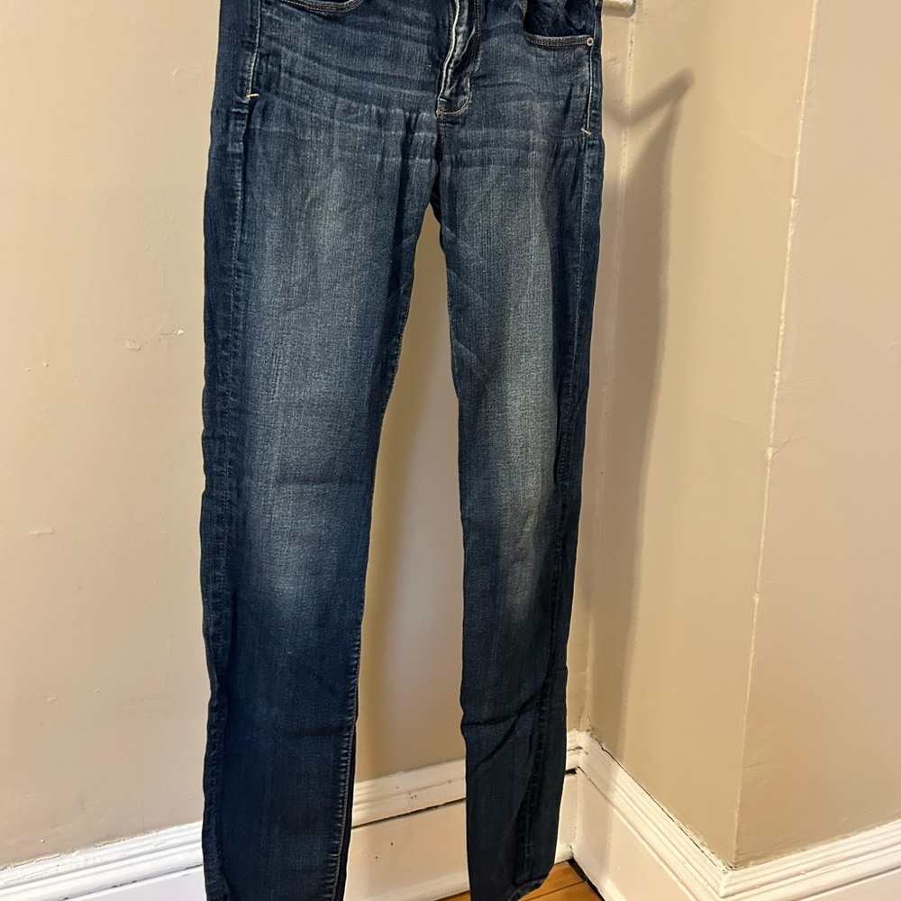 American Eagle women’s size 6 X-Long skinny jeans - Picture 2 of 4